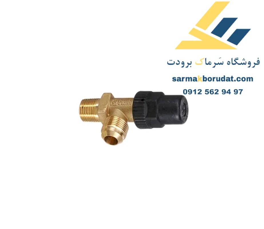شیر رسیور 1/2F*1/2N مهره ای کستل ایتالیا