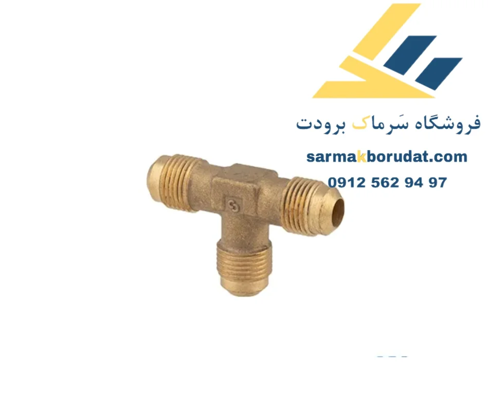 سه راه برنجی 1/4F*1/4F*1/4N دنده ای کستل ایتالیا