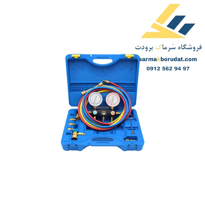 گیج دوقلو منیفولد دیجیتال مدل PM RG2470 تایوان