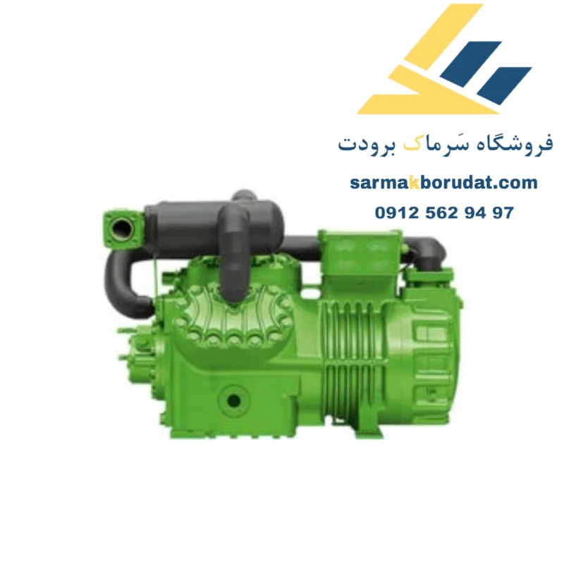 کمپرسور دو مرحله ای 8HP مدل S4N-8.2-40P بیتزر آلمان ( R22 )