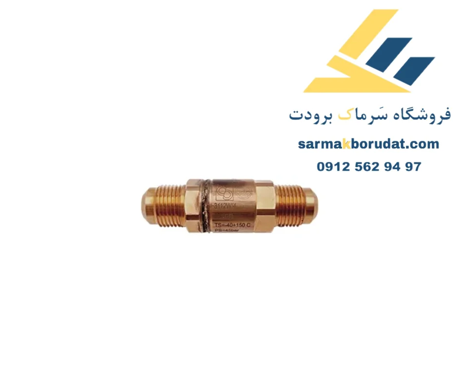 چک ولو 3/8 مهره ای کستل ایتالیا