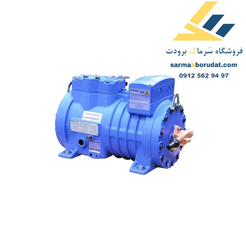 کمپرسور سمی هرمتیک 5HP مدل SPC4-27L پیستونی رفکامپ